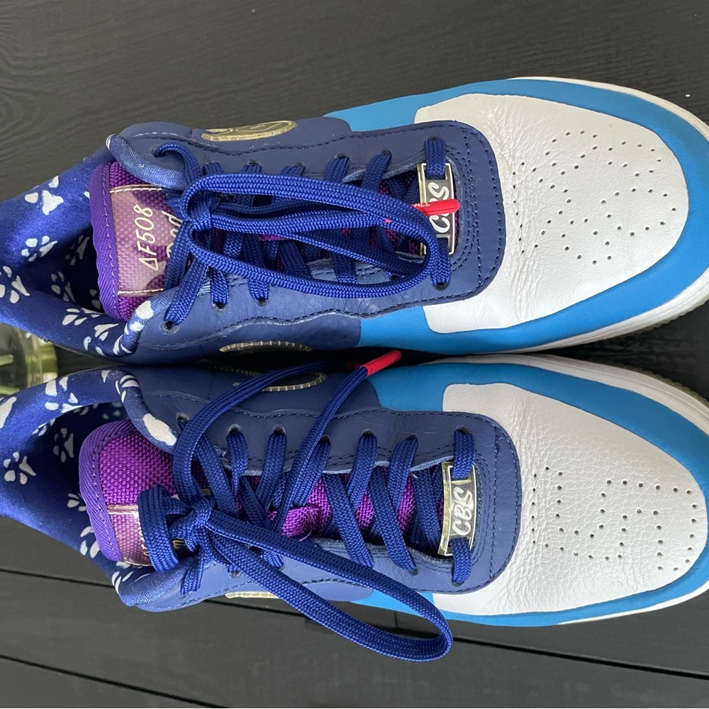 Nike Air Force 1 Doernbecher Breathe Blue White Custom Men’s 8 Women’s 9.5 - Picture 3 of 7